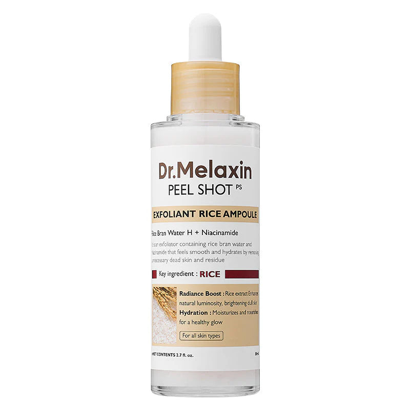 Dr. Melaxin - Peel Shot Exfoliant White Rice Ampoule (80ml)