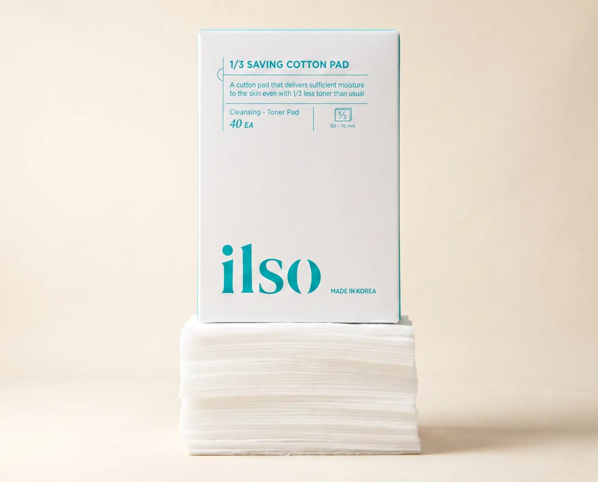 1/3 Saving Cotton Pad - 40 pads