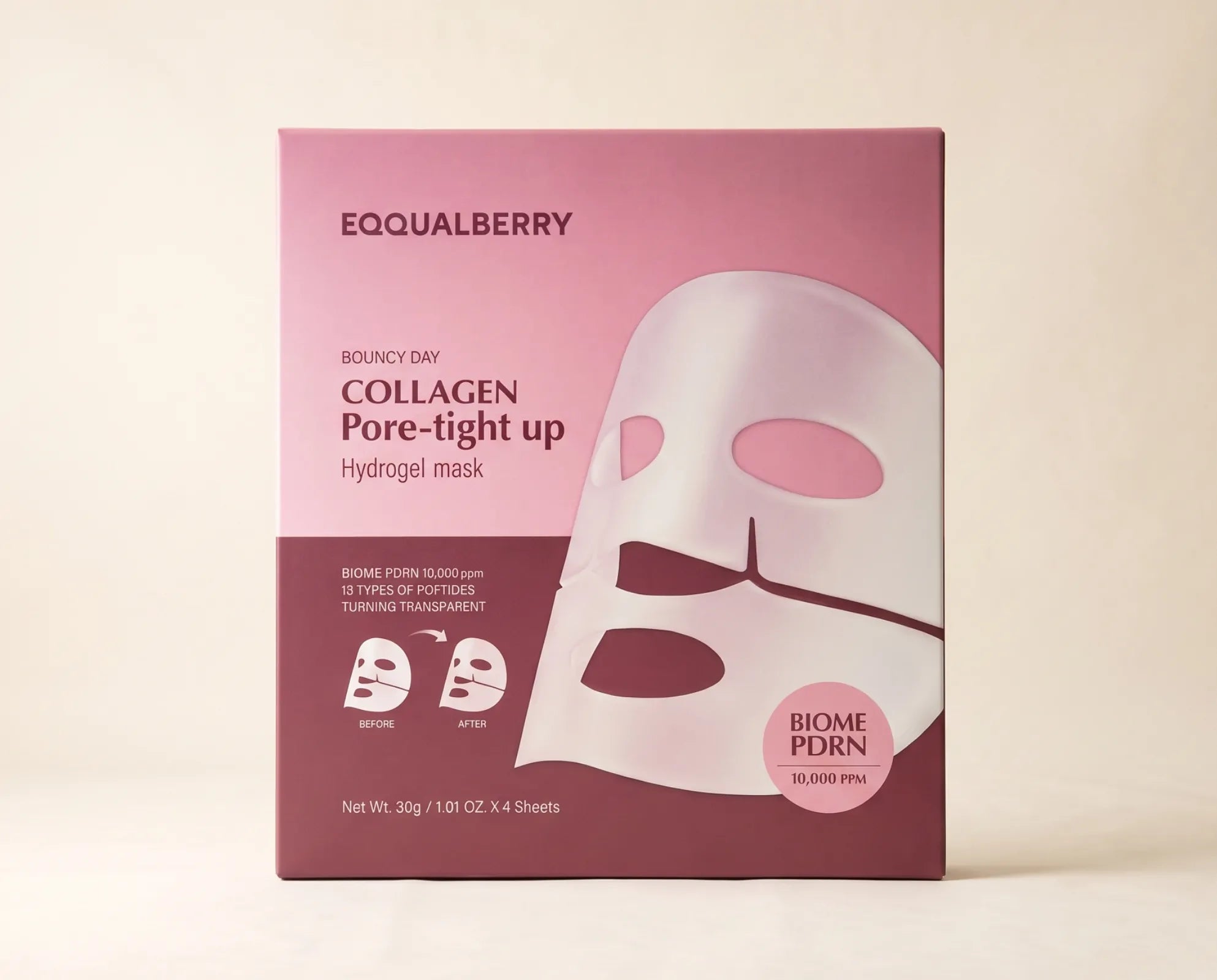 Collagène Ensemble de Masques Hydrogel - 4 pas
