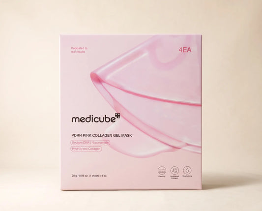 PDRN Pink Collagen Gel Mask Set 28g x 4