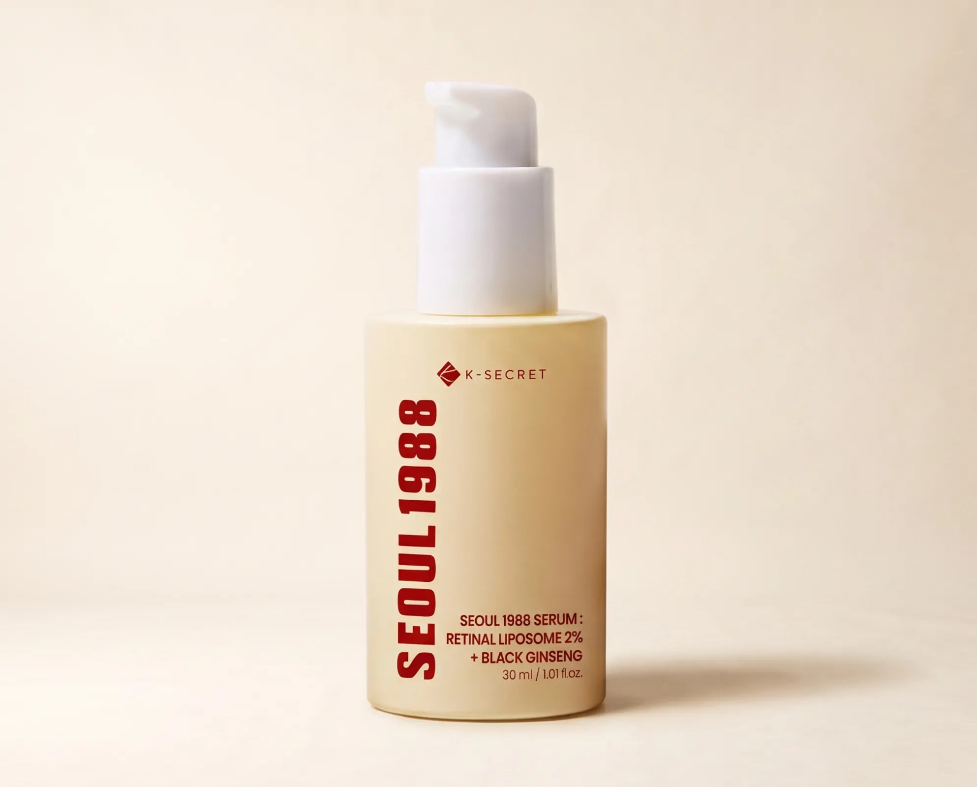 SEOUL 1988 Sérum : Liposome rétinien 2 % + Noir Ginseng - 30ml
