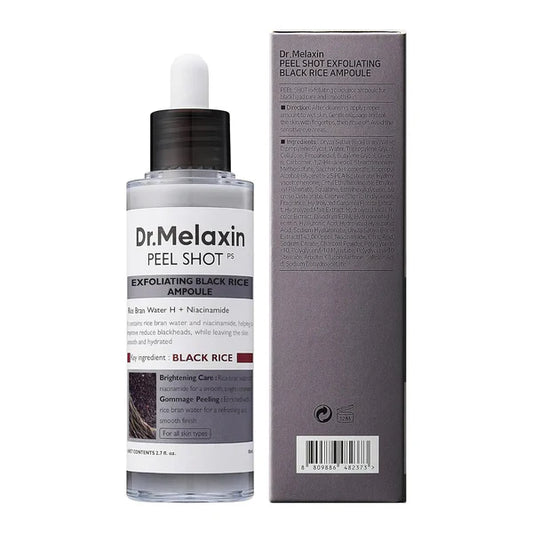 Dr.Melaxin - Peel Shot Exfoliant Black Rice Ampoule - 80ml